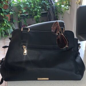Ivy London black Leather Handbag
